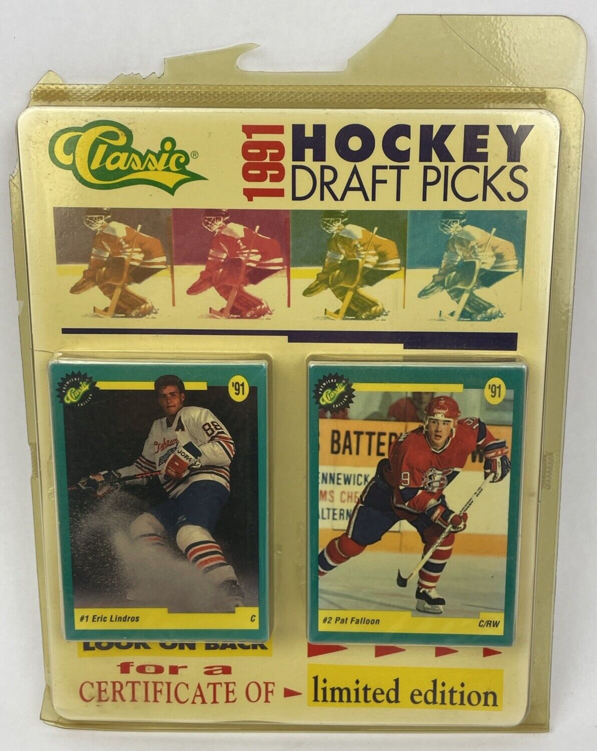 '91 Classic Hockey Draft Picks Complete Set Factory Sealed Limited Edition. COLE
