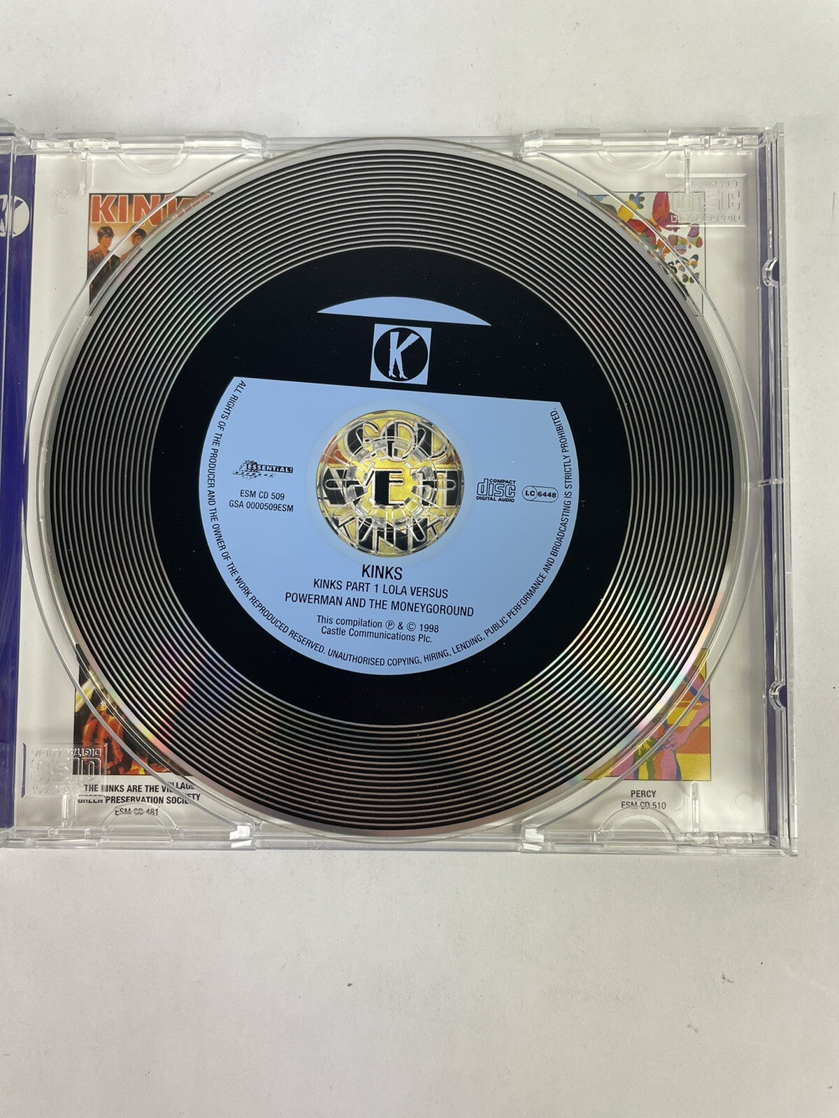 Kinks - Part 1 Lola Versus Powerman and The Moneygoround CD    #4