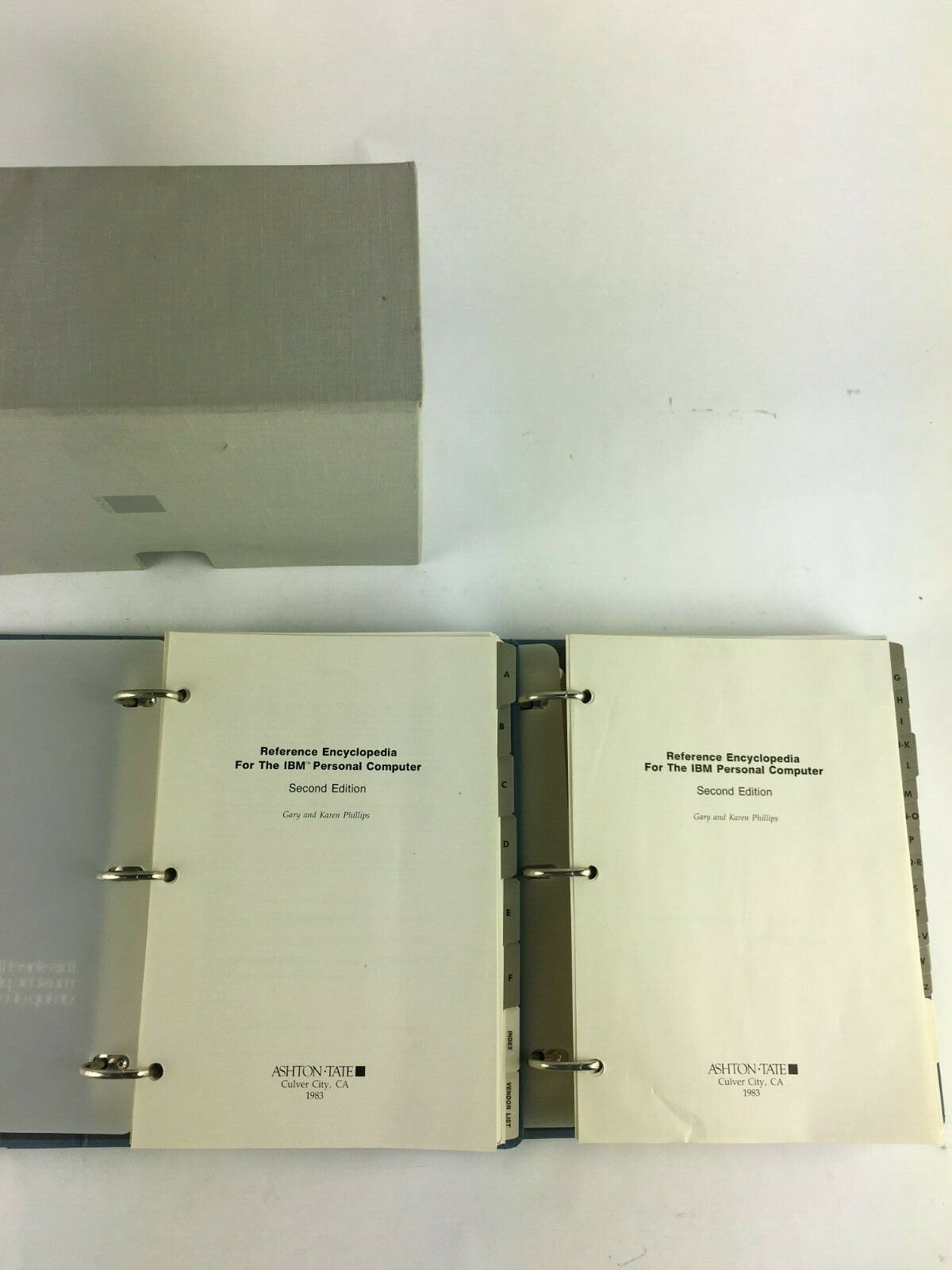 Reference Encyclopedia for the IBM Personal Computer Gary Karen Phillips A-F G-Z