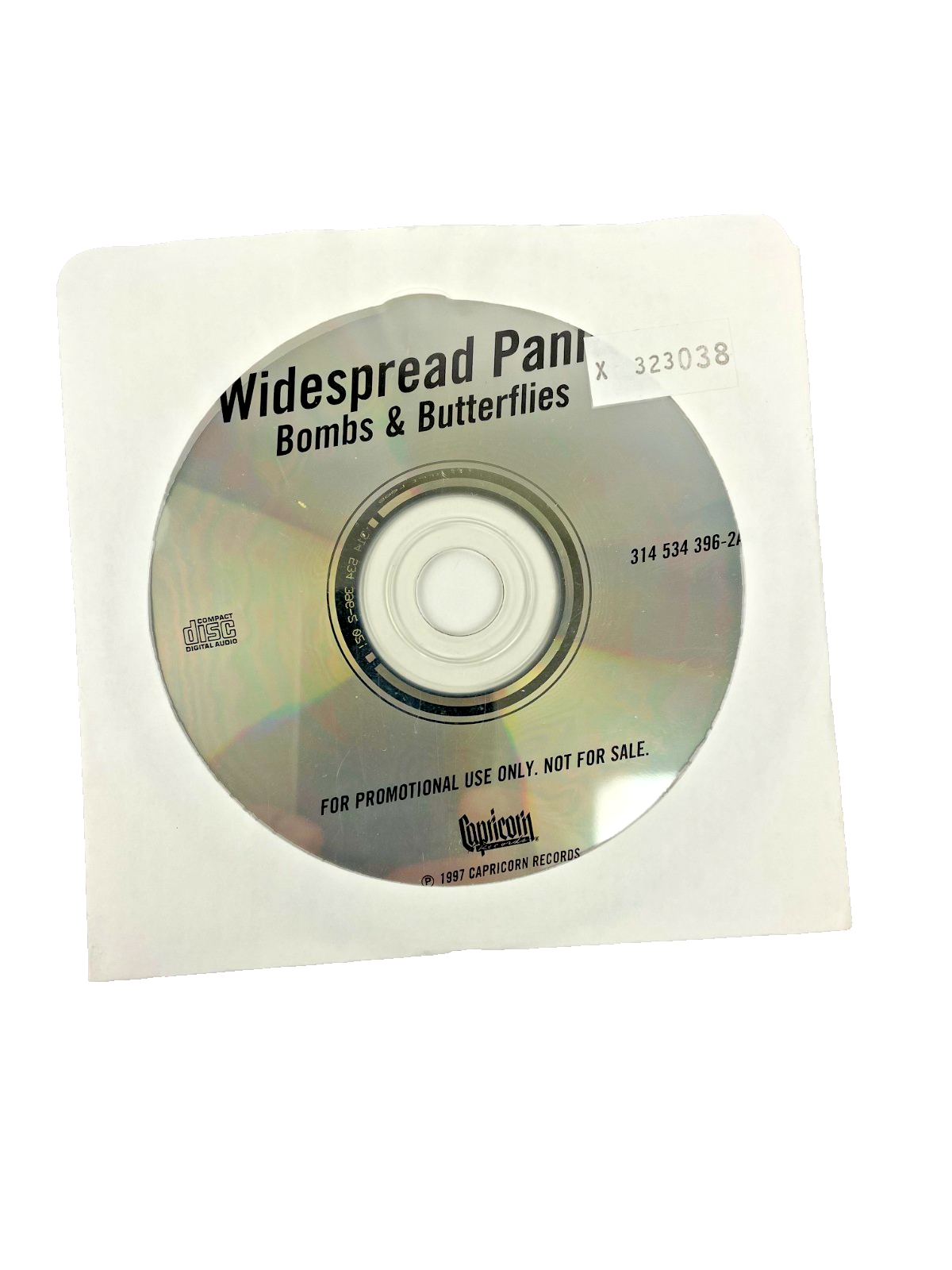 Widespread Panic – Bombs & Butterflies Digital Audio CD  Capricorn Records 1997