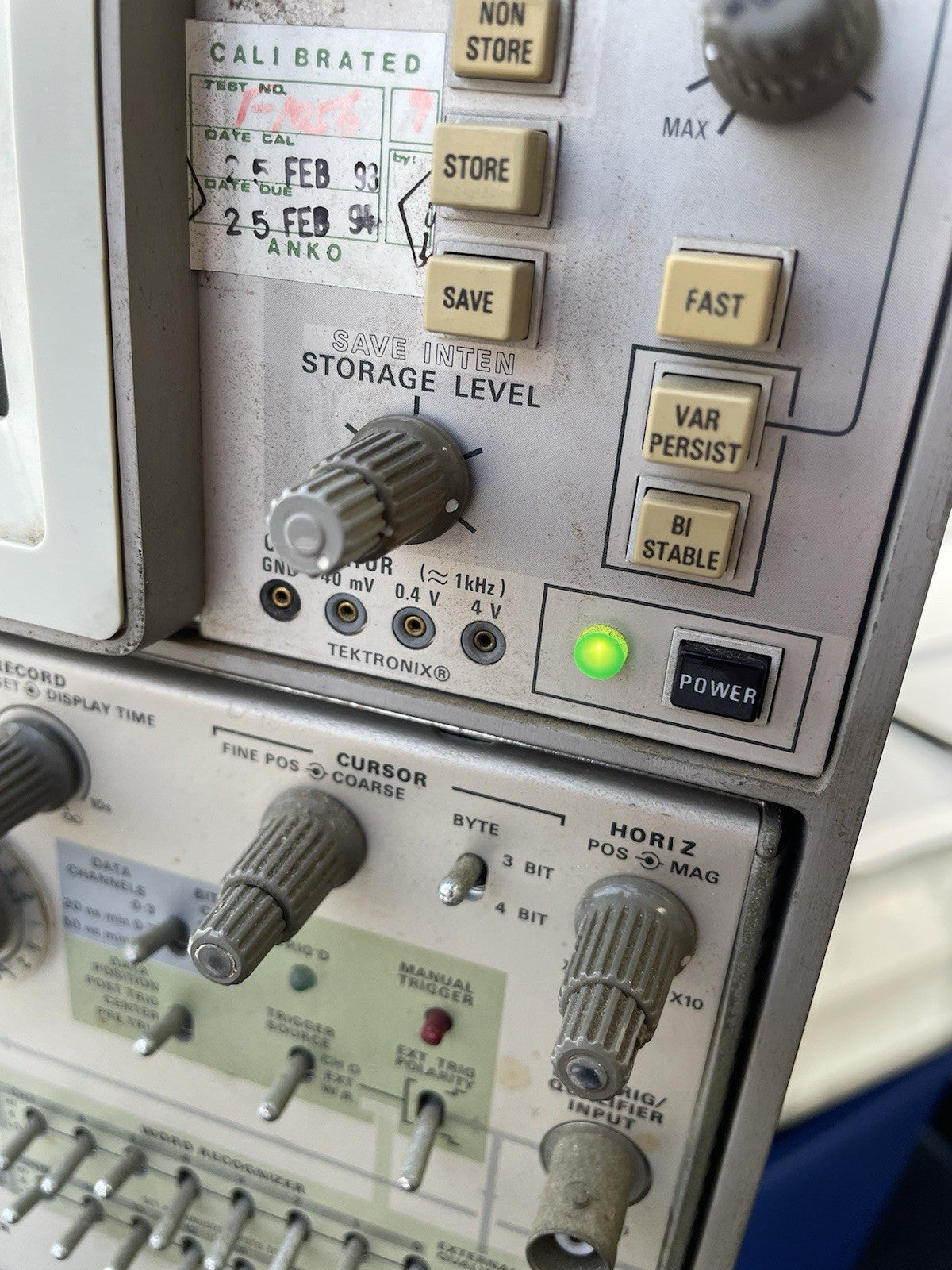 Tektronix 7633 Oscilloscope 7A26 7A22 7B53A Plug Ins Amplifier powers Up