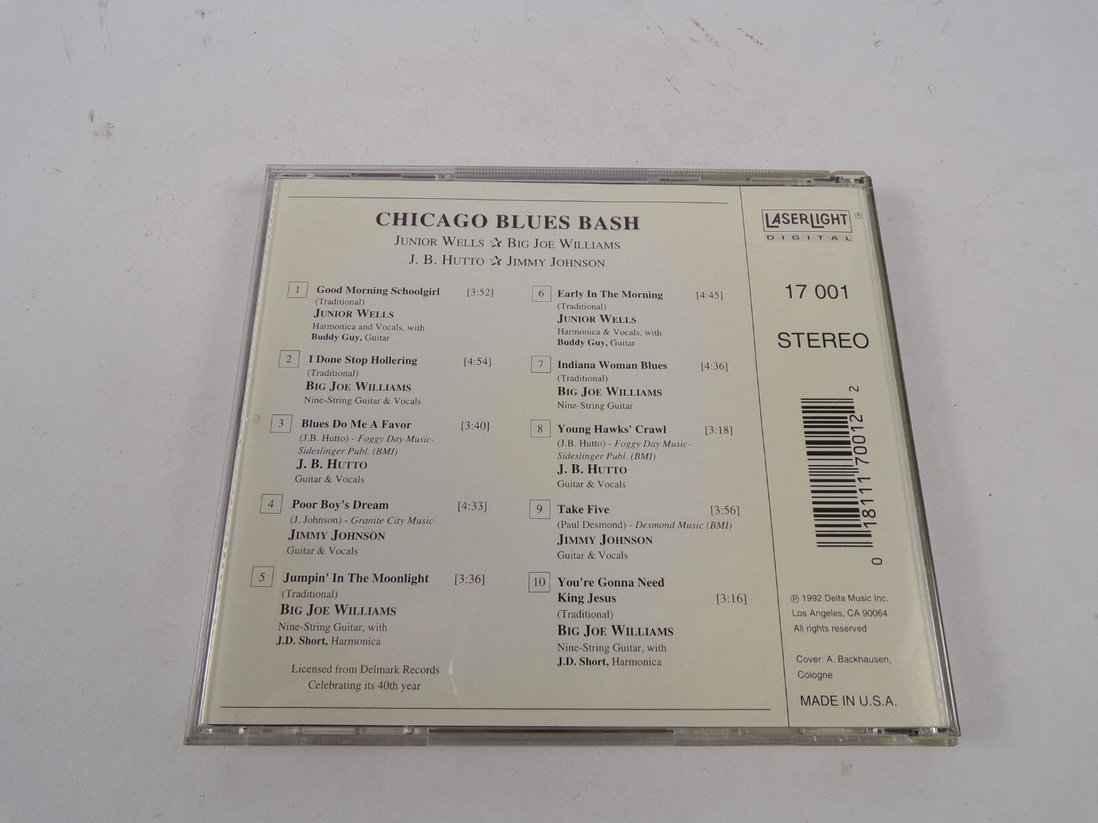 Chicago Blues Bash I Done Stop Hollering Indiana Woman Blues Take Five CD#39