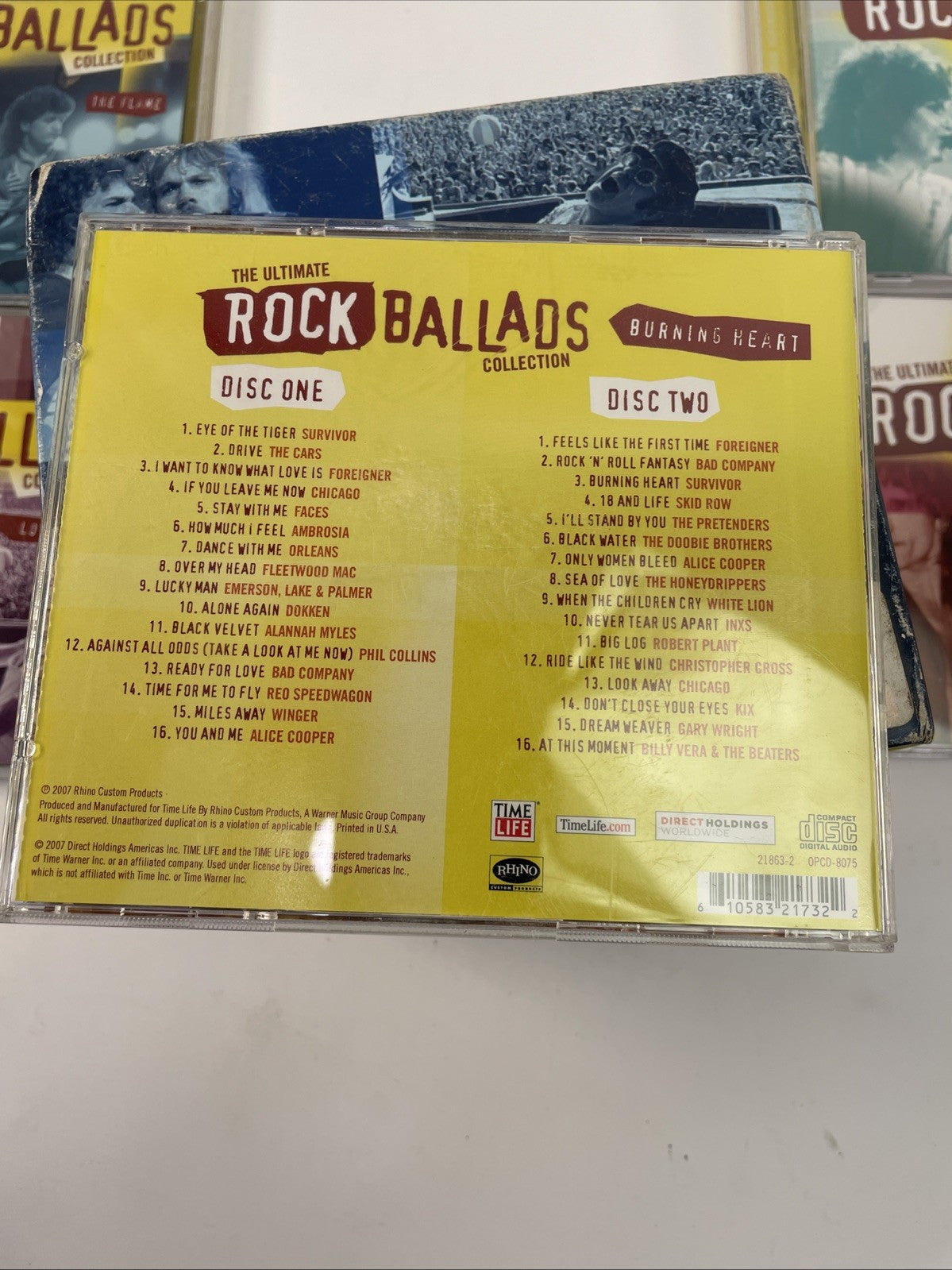 The Ultimate Rock Ballads Collection 8 Disc + Bonus Disc Box CD Set by Time Life