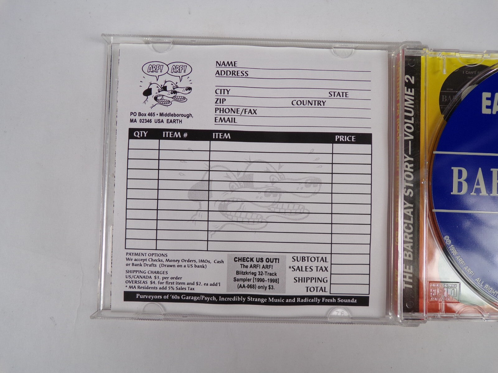The Barclay Eastern Pa Rock 1966-1969 CD #12