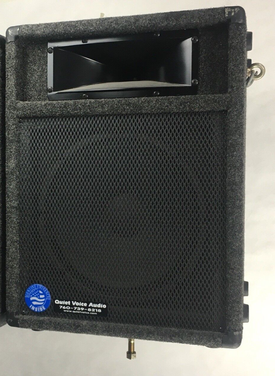 CARVIN MODEL 802 PA CABINET SPEAKER with mount Adapter for PA Column