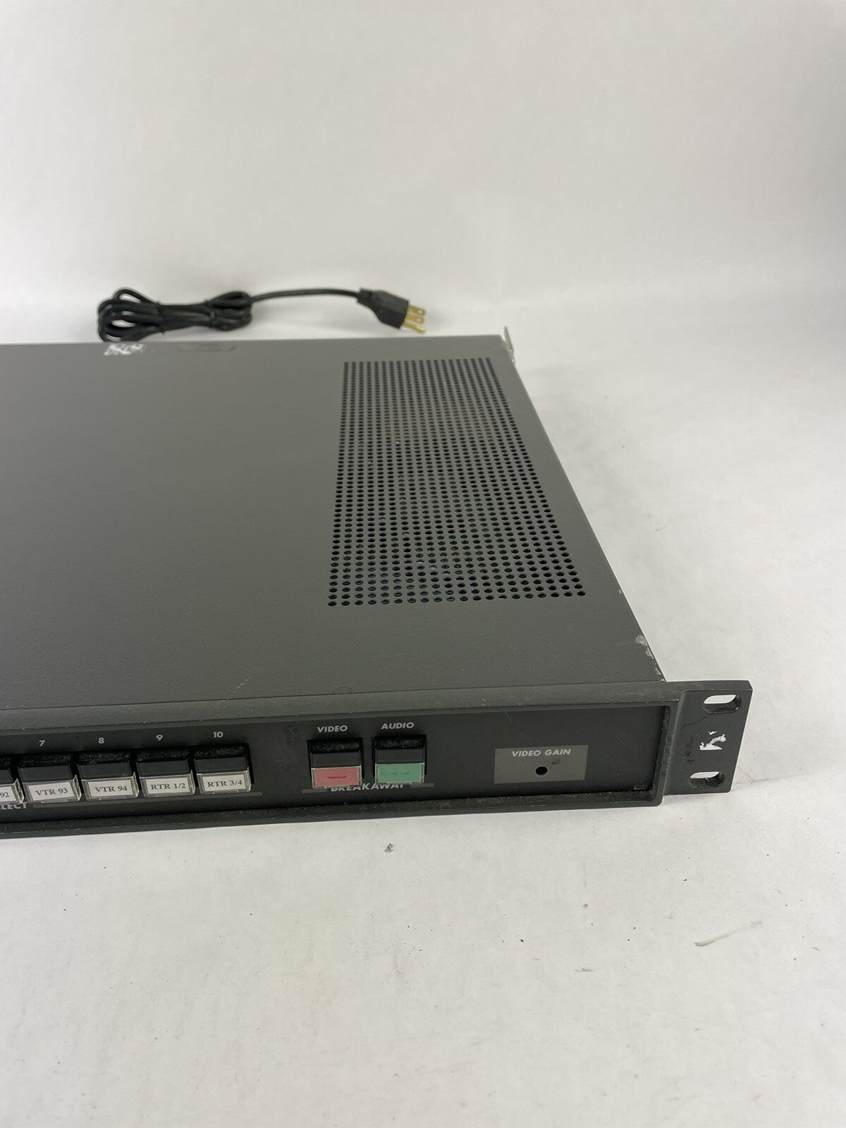 Videotek RS-103A Video Switcher  - 3 Audio Inputs per Channel and Breakaway