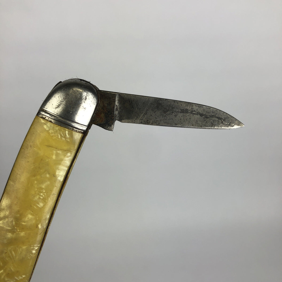 Vintage Hammer Brand 3 Blade Pearl Pen Folding Pocket Knife Made In USA