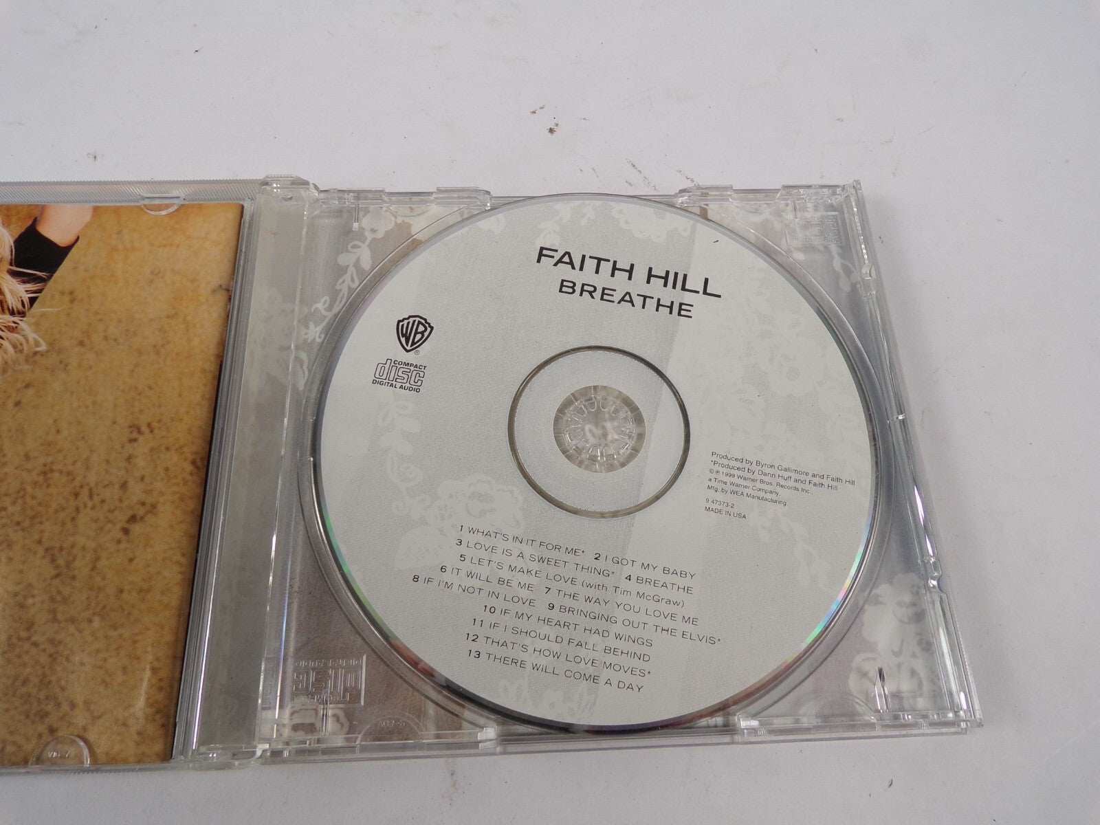 Faith Hill Breathe What's In It For Me I Got My Baby Love Is A Sweet Thing CD#16