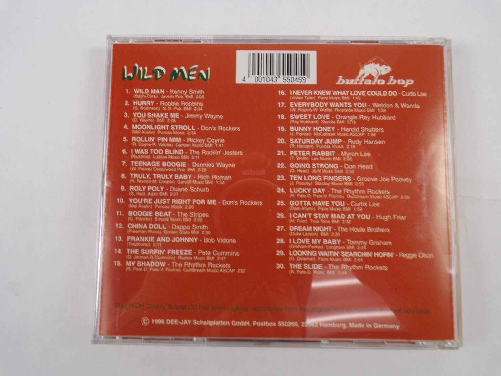 Wild Man Moonlight Stroll I Was Too Blind Boogie Beat The Surfin Freeze CD #18