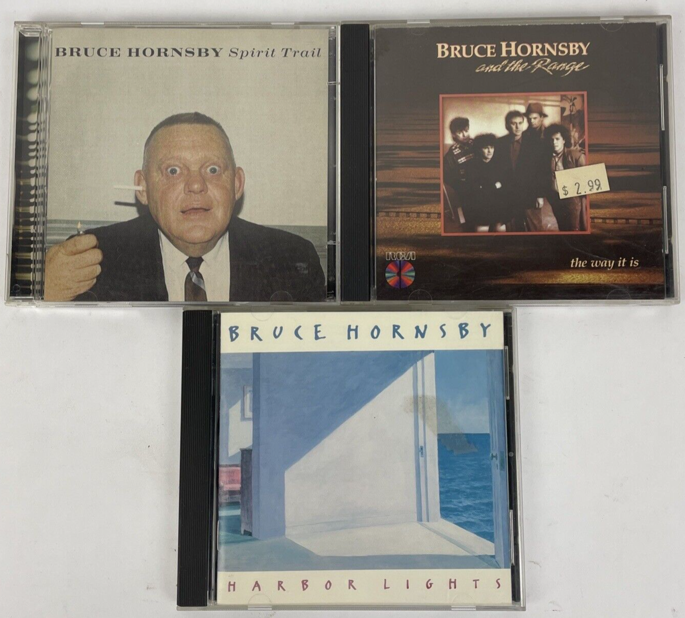 Bruce Hornsby and The Range 4 CD Lot - The Way it Is Harbor Lights Spirit Trial