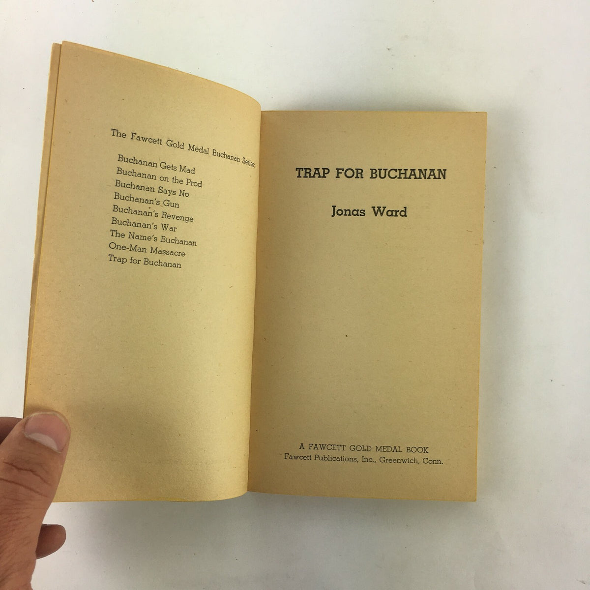 Trap For Buchanan by Jonas Ward