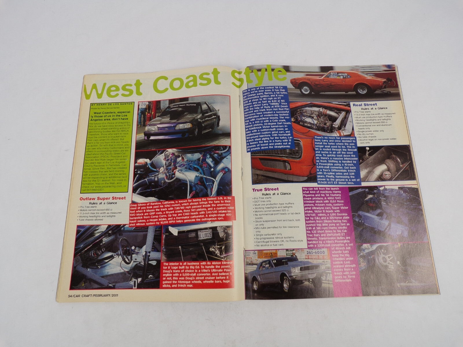 February 2001 Car Craft 50 Real World Super cars BOSS 302 Road Test The Tunnel