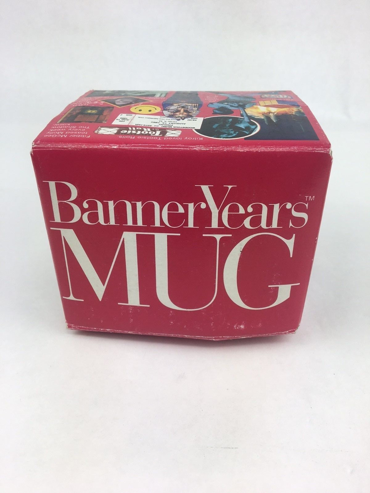 1935 VINTAGE NEW WITH BOX  BANNER YEARS COFFEE MUG CUP BY PEACOCK PAPERS
