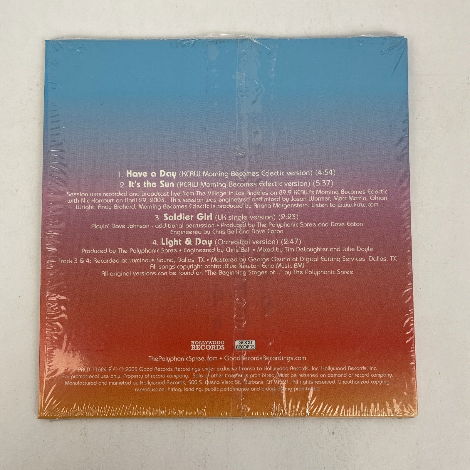 The Beginning Stages Of... Digital Audio CD By "The Polyphonic Spree" MINT DISC