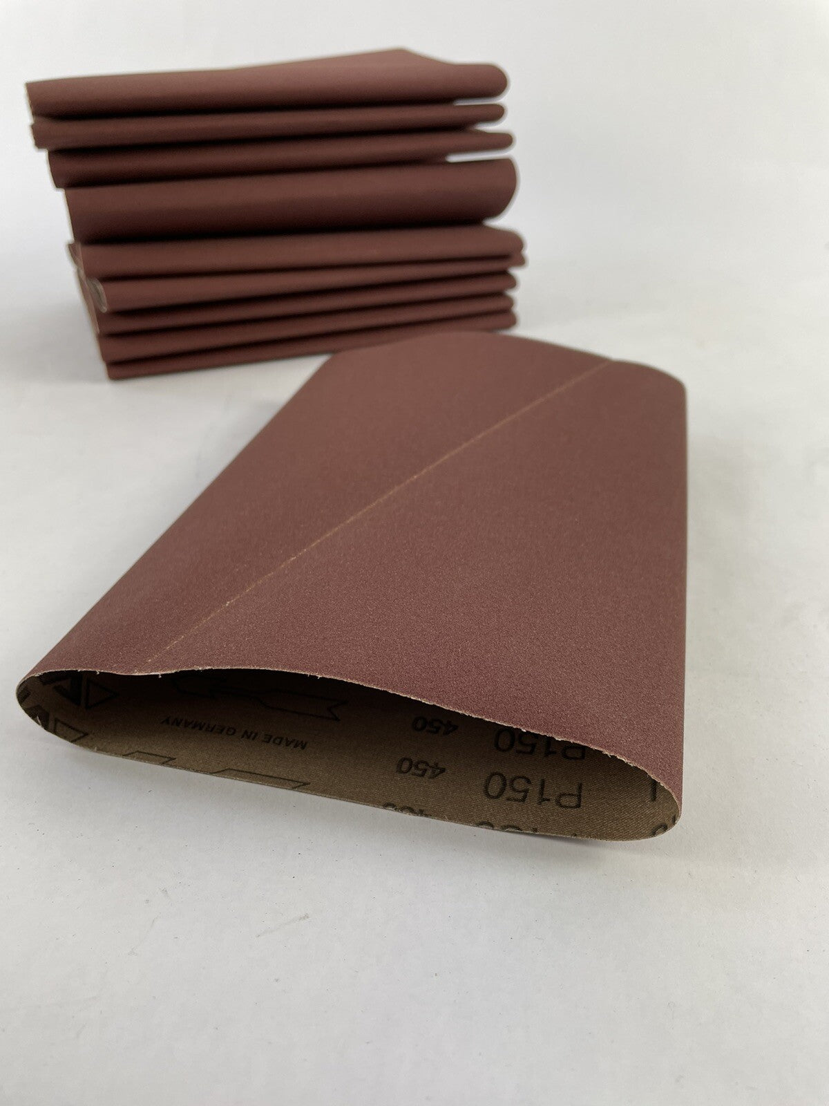 VSM 9" x 13.75 3/4" P150 Grit Abrasive Sandpaper Pump Sleeves - Packs of 10