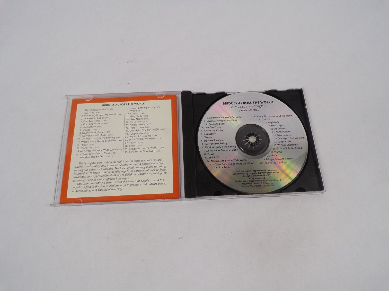 Bridges Across The World A Multicultural Songfest Sarah Barchas Children OfCD#69
