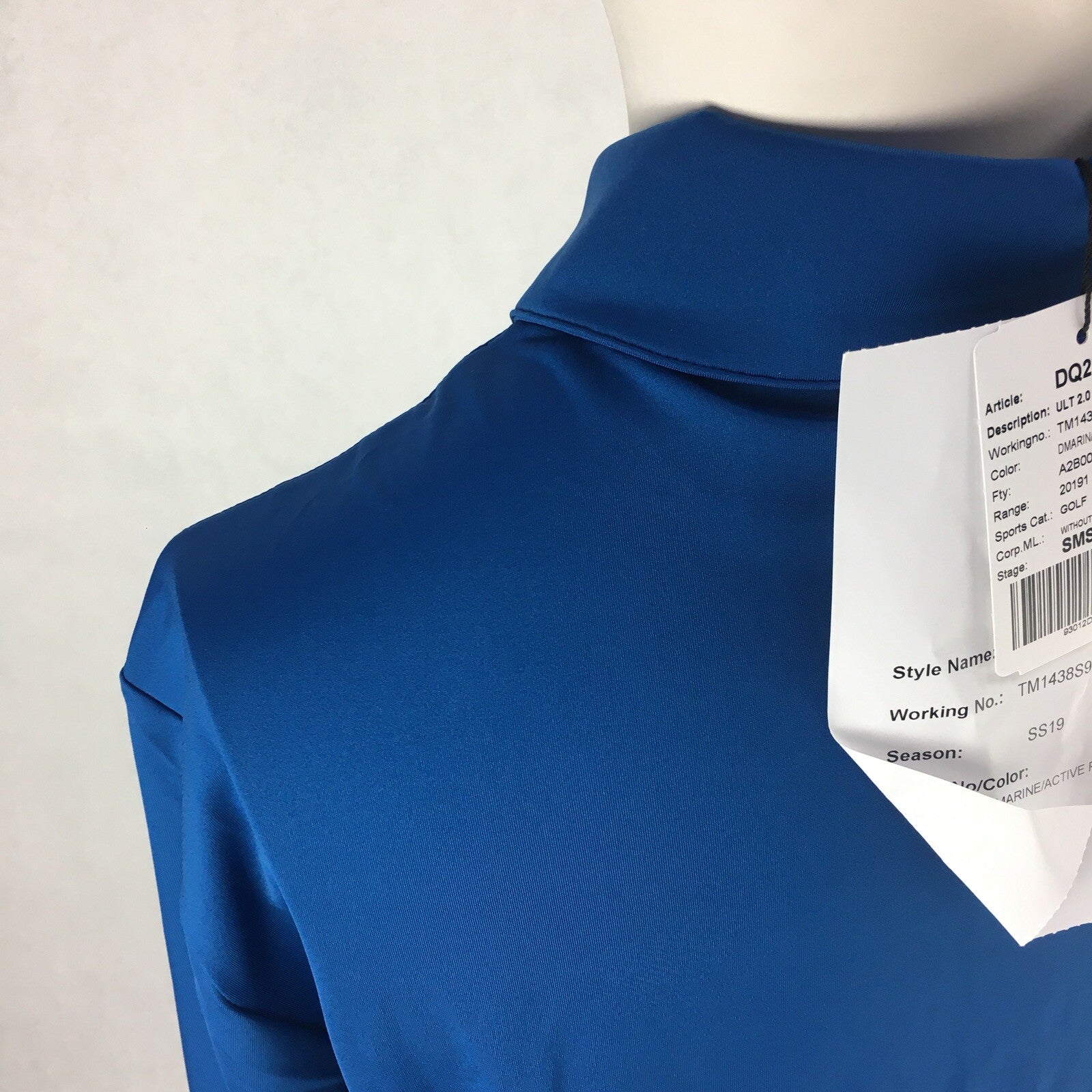 Adidas Golf Men's Ultimate 2.0 solid blue polo shirt size medium
