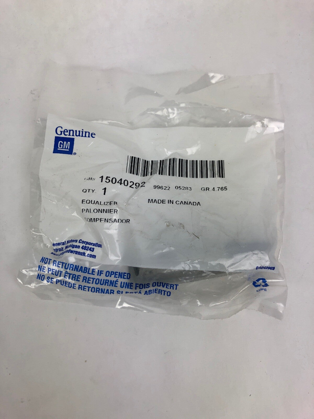 GM GENERAL MOTORS OEM ORIGINAL 15040292 EQUALIZER FSTSHP