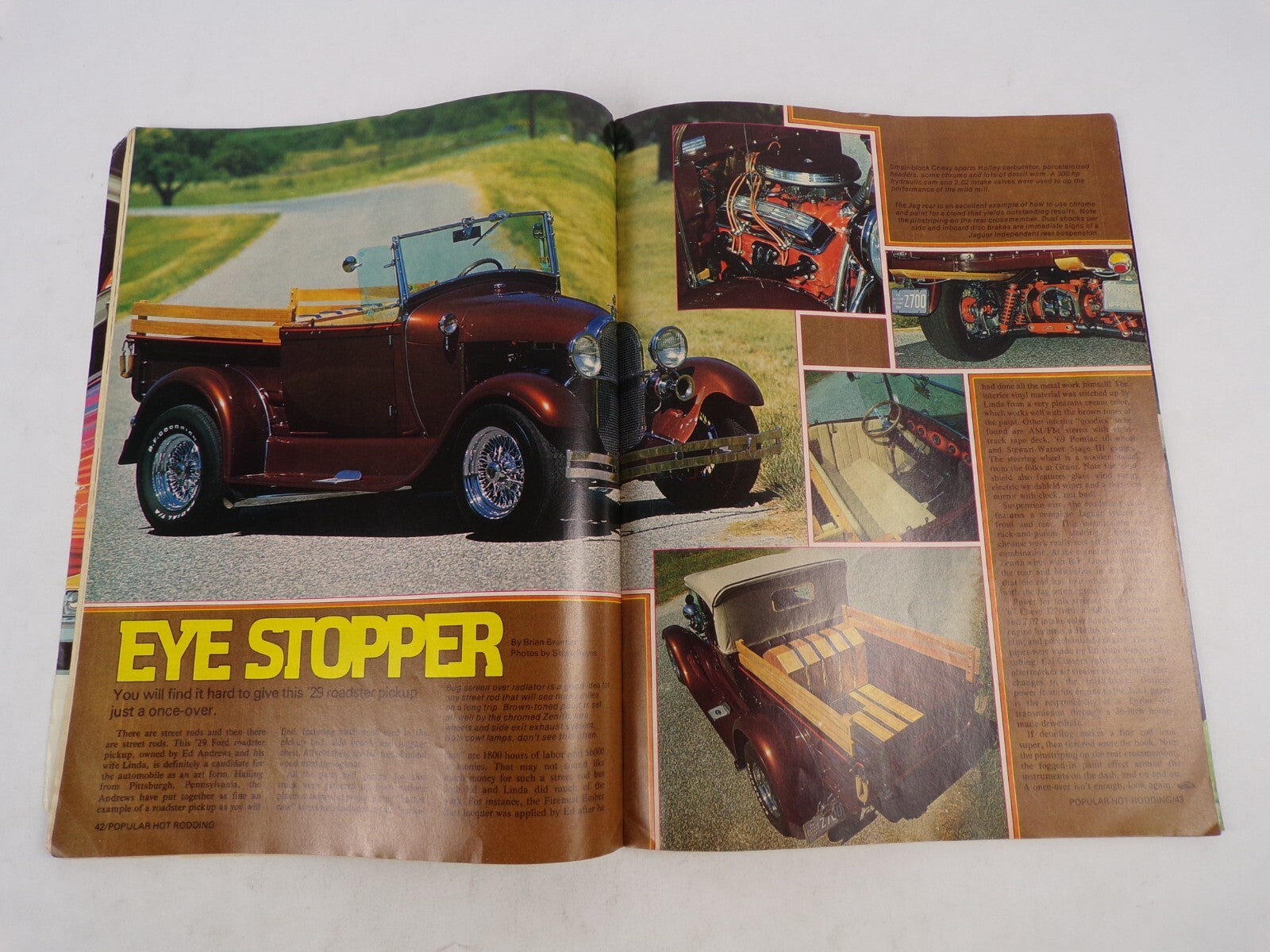 September 1977 Hot Rodding Magazine New 1380 cfm Holley Carb! Mopar Street Rod