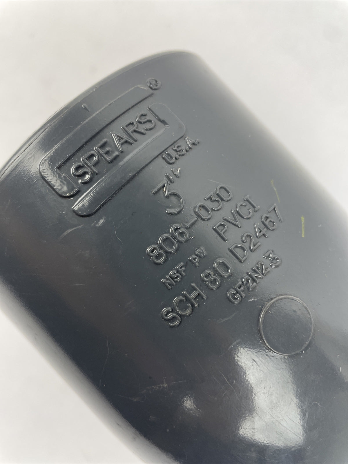 Lasco / Spears 3” Schedule 80 Sch 80 PVCI 90-Degree Elbow 806-030 NSF-Pw D2467