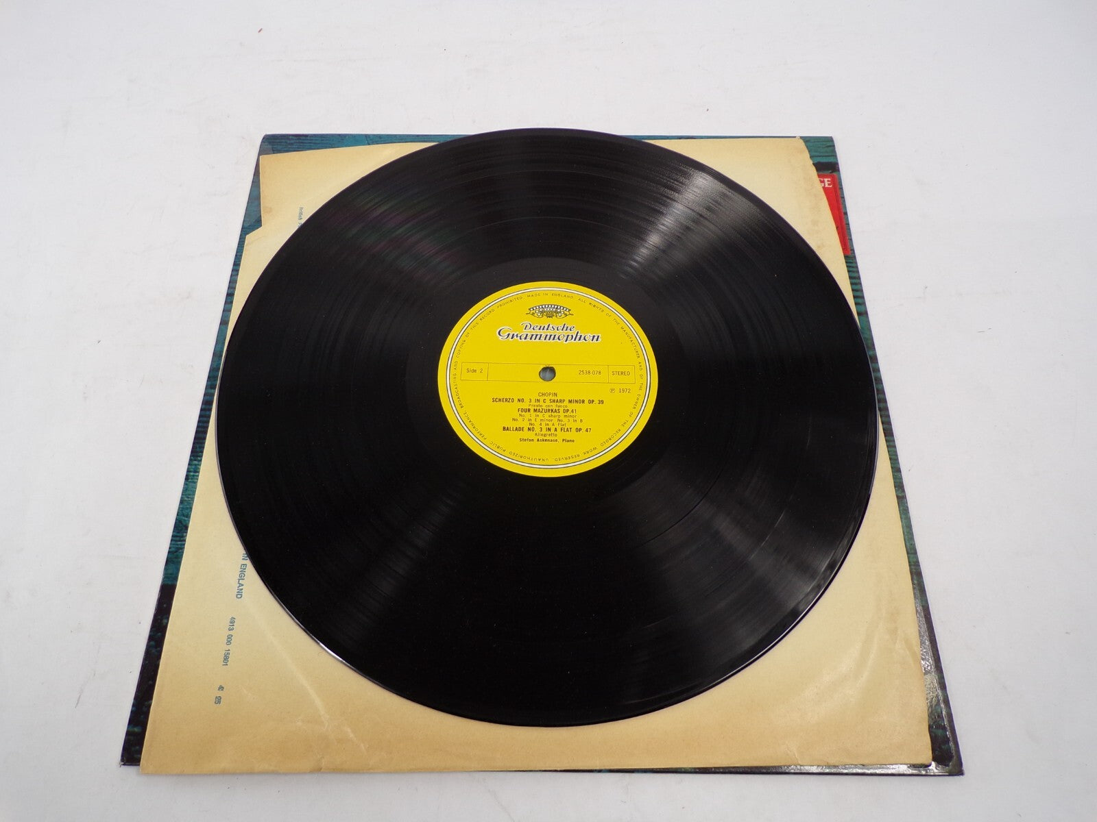 Stefen Askenase Plays Chopin Piano Deutsche Grammophon Privilege Vinyl Record