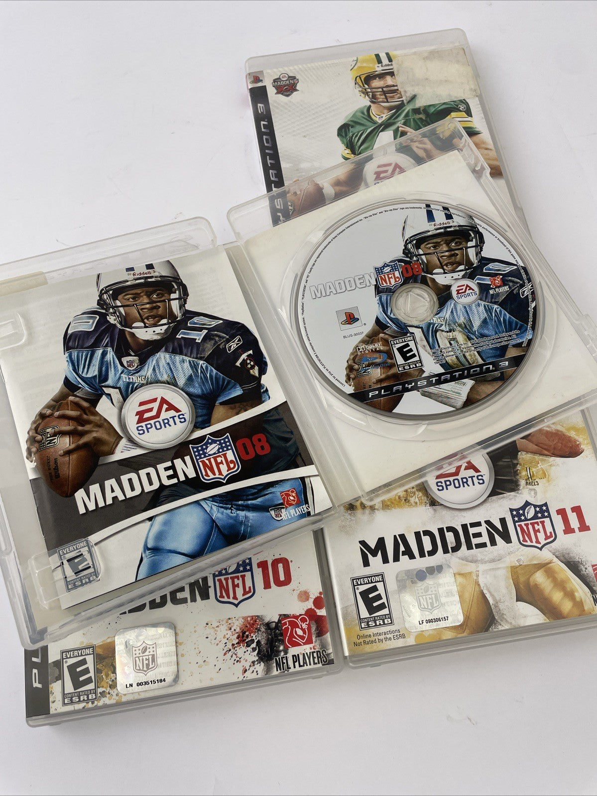 Madden PlayStation PS3 Video Games, Madden NFL 8, 9, 10. 11 - Guaranteed to Work