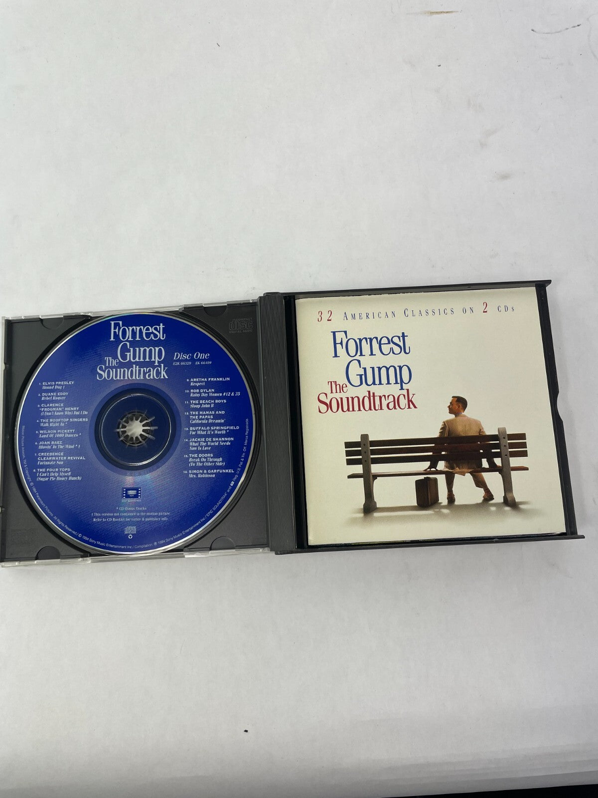 Forrest Gump The Soundtrack Elvis Presley Hound Dod Duane Eddy Rebel RouserCD#73