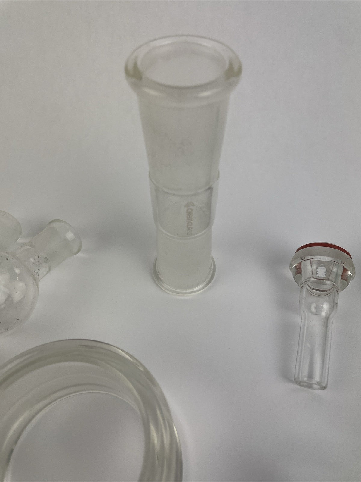 Schott Duran Glass Lab QVF Duran BORO3.3 Glass Funnel Beaker Stop Assorted LOT