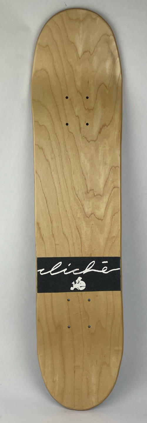 RARE Vintage Cliche Skateboards " Big Camo Blank Series Skateboard Deck 7" x 31"