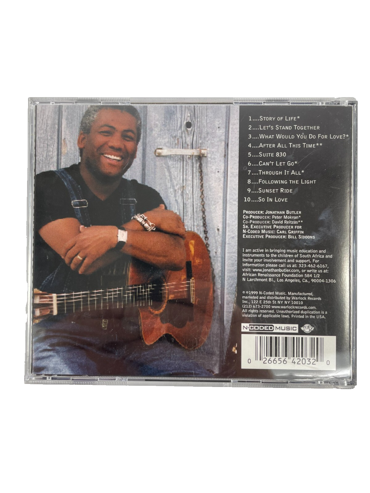 Jonathan Butler Story of Life Story Of Life Let's Stand Together Suite 830 CD#37