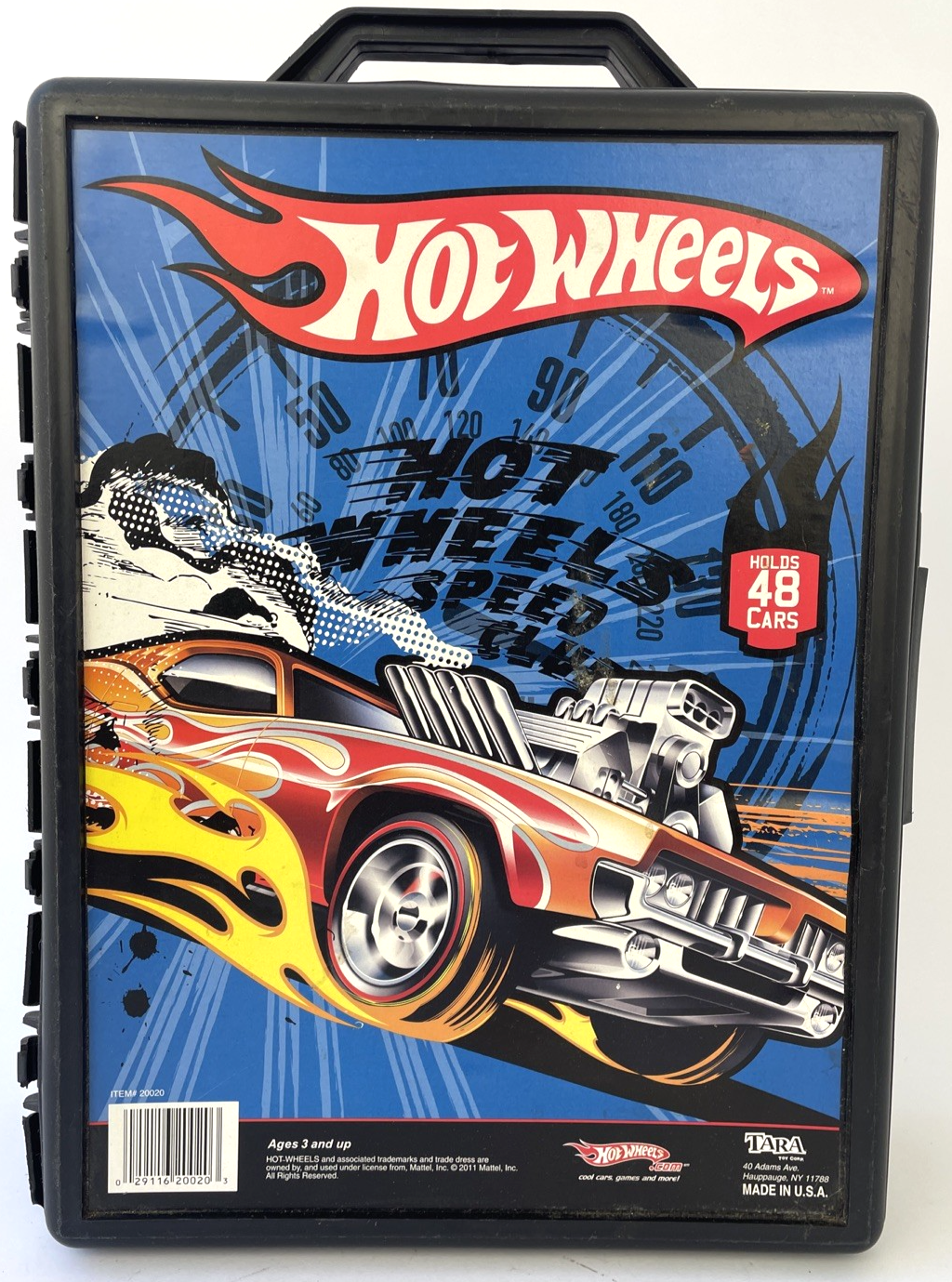 Hot Wheels Mattel Carrying Case Holds 48 Cars 2011 Mattel Tara Toy Corporation