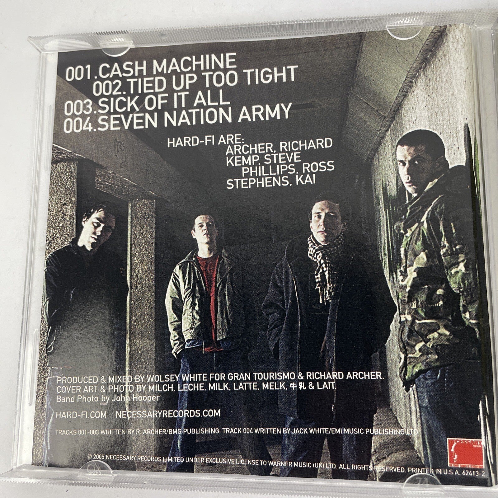 HARD-FI - Cash Machine EP [Maxi Single] + Once Upon a Time in the West Audio CD
