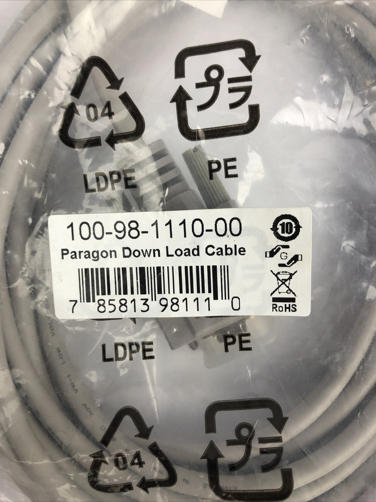 Raritan Paragon Down Load Cable (100-98-1110-00) in sealed bag - Free Shipping