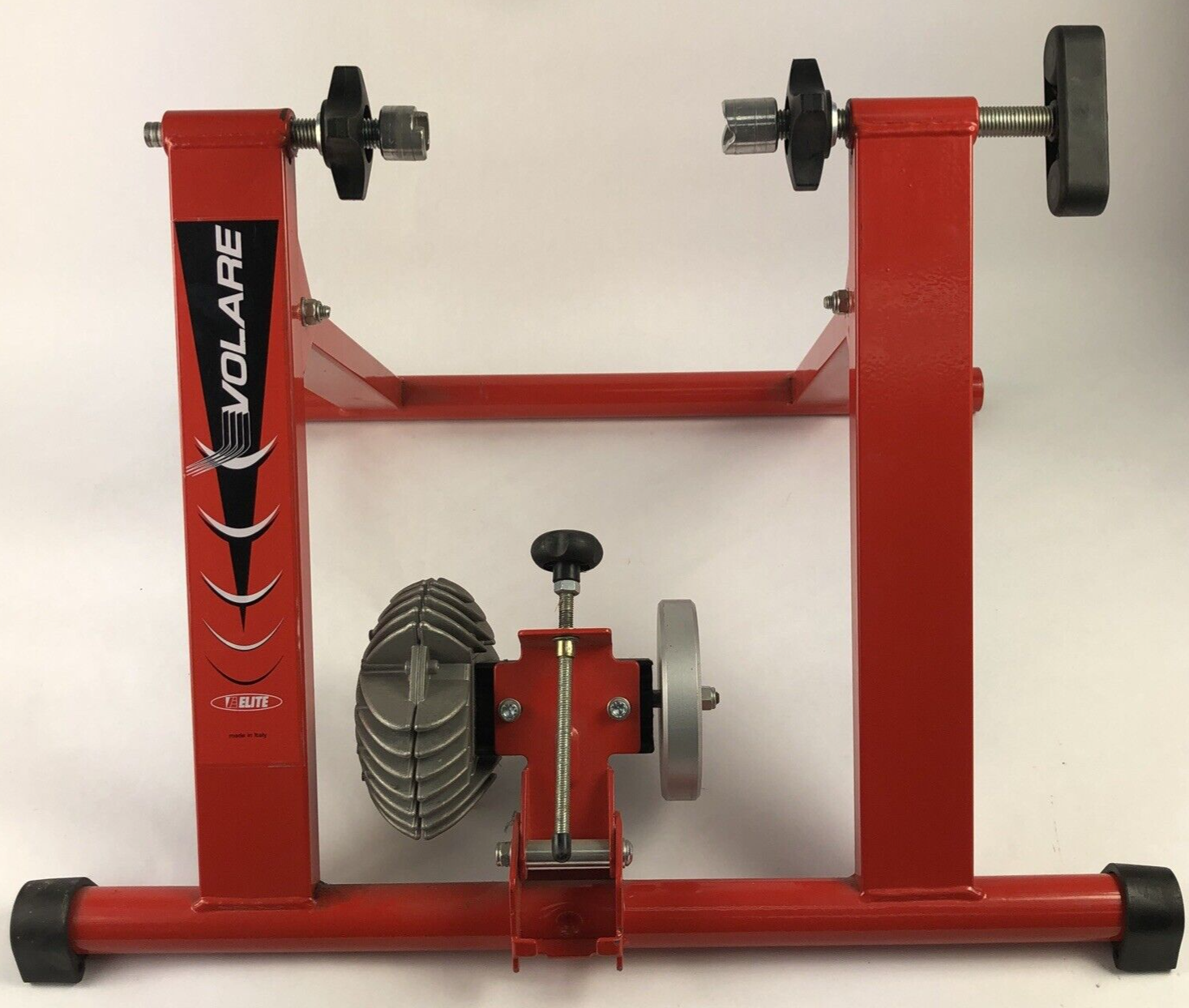 VOLARE Elite Personal Indoor Bicycle Trainer Made in Italy Color - Red LOOK 
