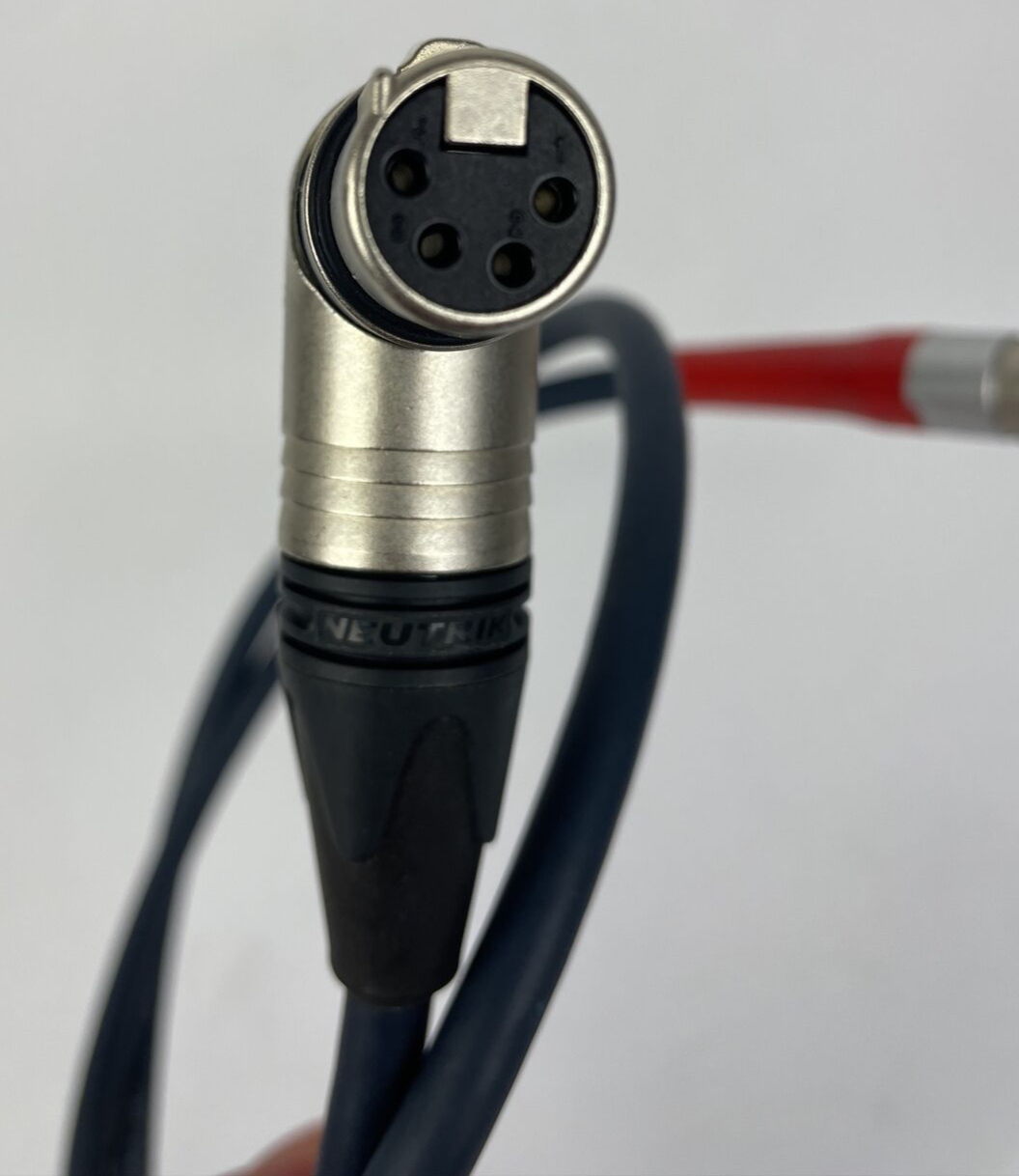 OEM LEMO 6 PIN Male to  4-pin XLR Female OEM Neutrik Cable 3.5 FT