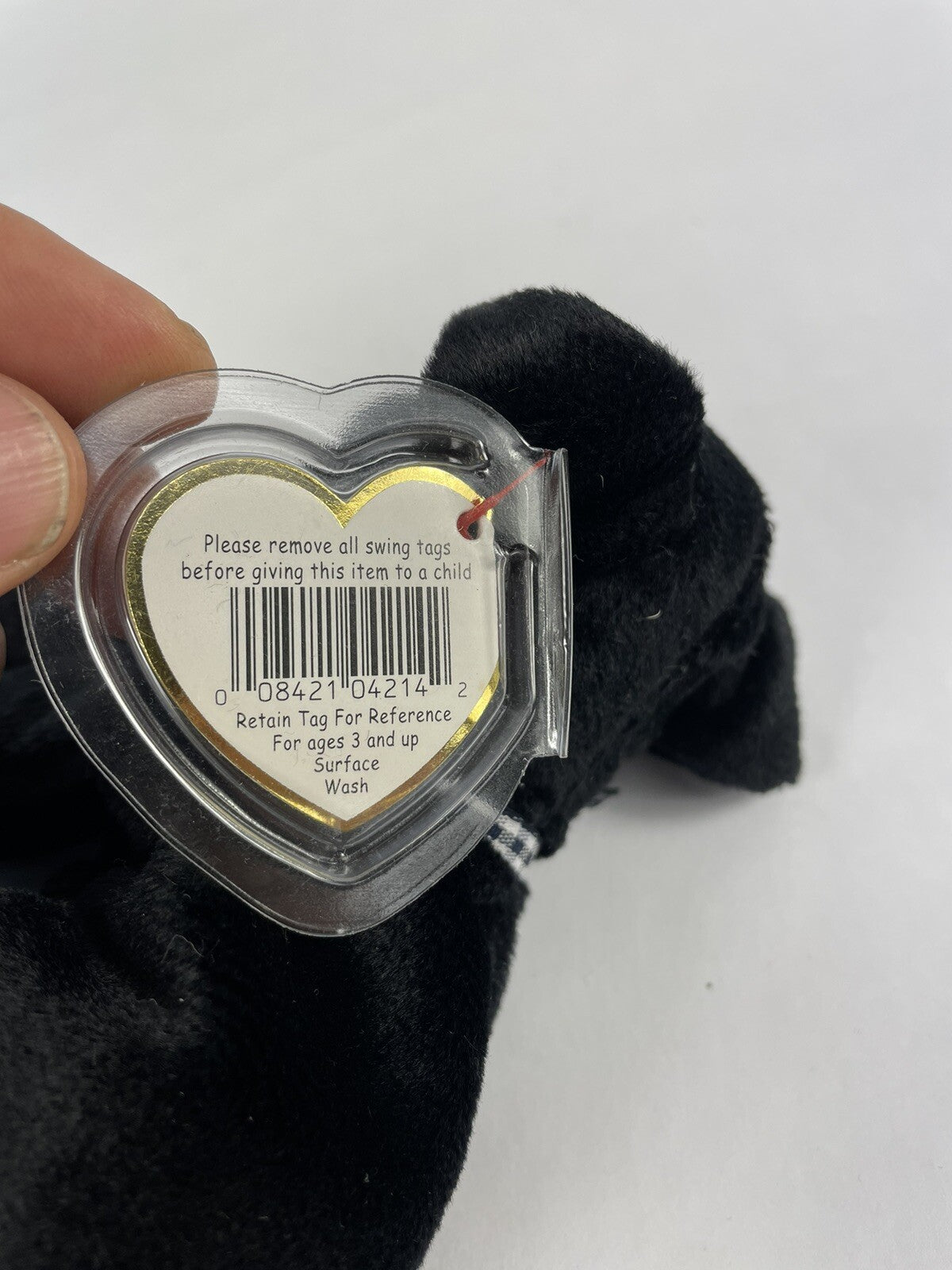 Rare TY LUKE Beanie Baby 1998/1999 with Tag Errors Holographic
