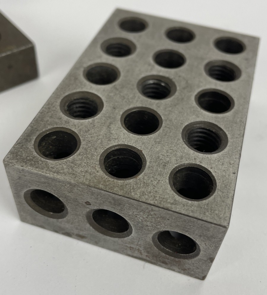 Vintage Machinist 1-2-3 Block + 90 Degree Angle Block - LOOK