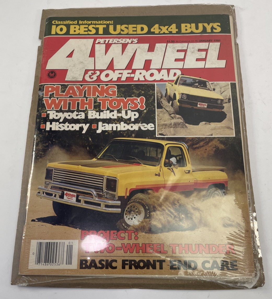 Petersen's 4 Wheel & Off-Road Magazine January 1981 Toyota Build-Up * No Label