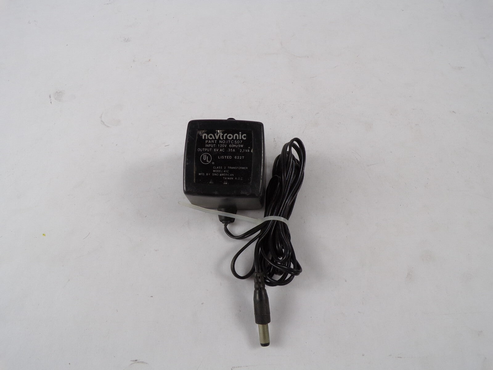 Genuine Navtronic IT507 Output 6 V 0.35 A Class 2 Power Supply Adapter A43