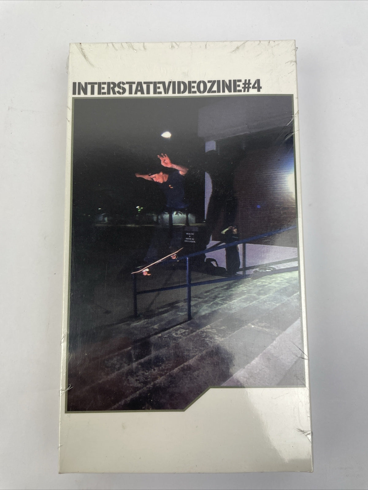 Interstate Video Magazine Issue #4 VHS skateboarding video collectible in NTSC format featuring classic skate culture and vintage skateboard footage.