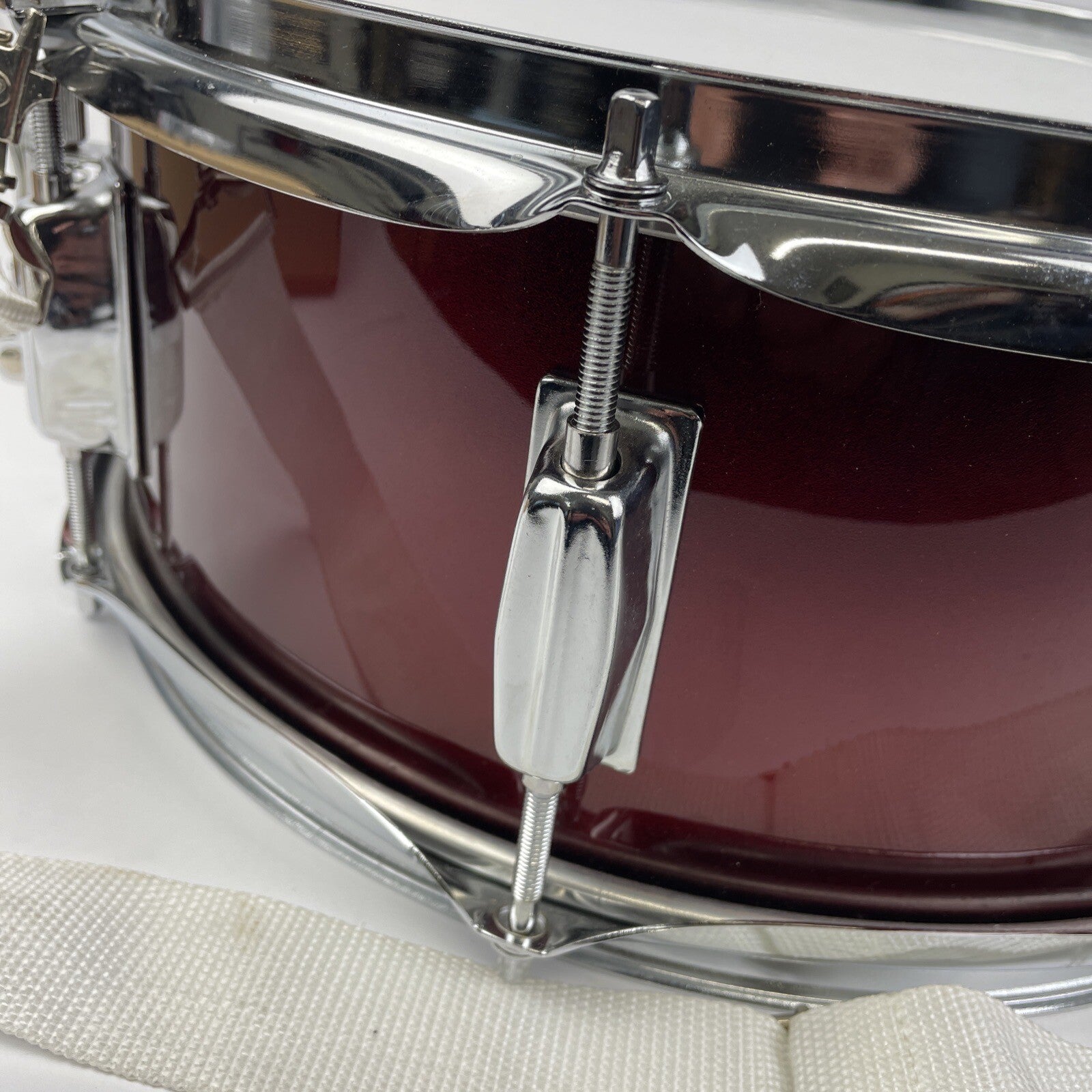 Glory estd. 1962 Student Snare Drums w/ Snare Buzz Kit Metallic Red LOOK - VGC