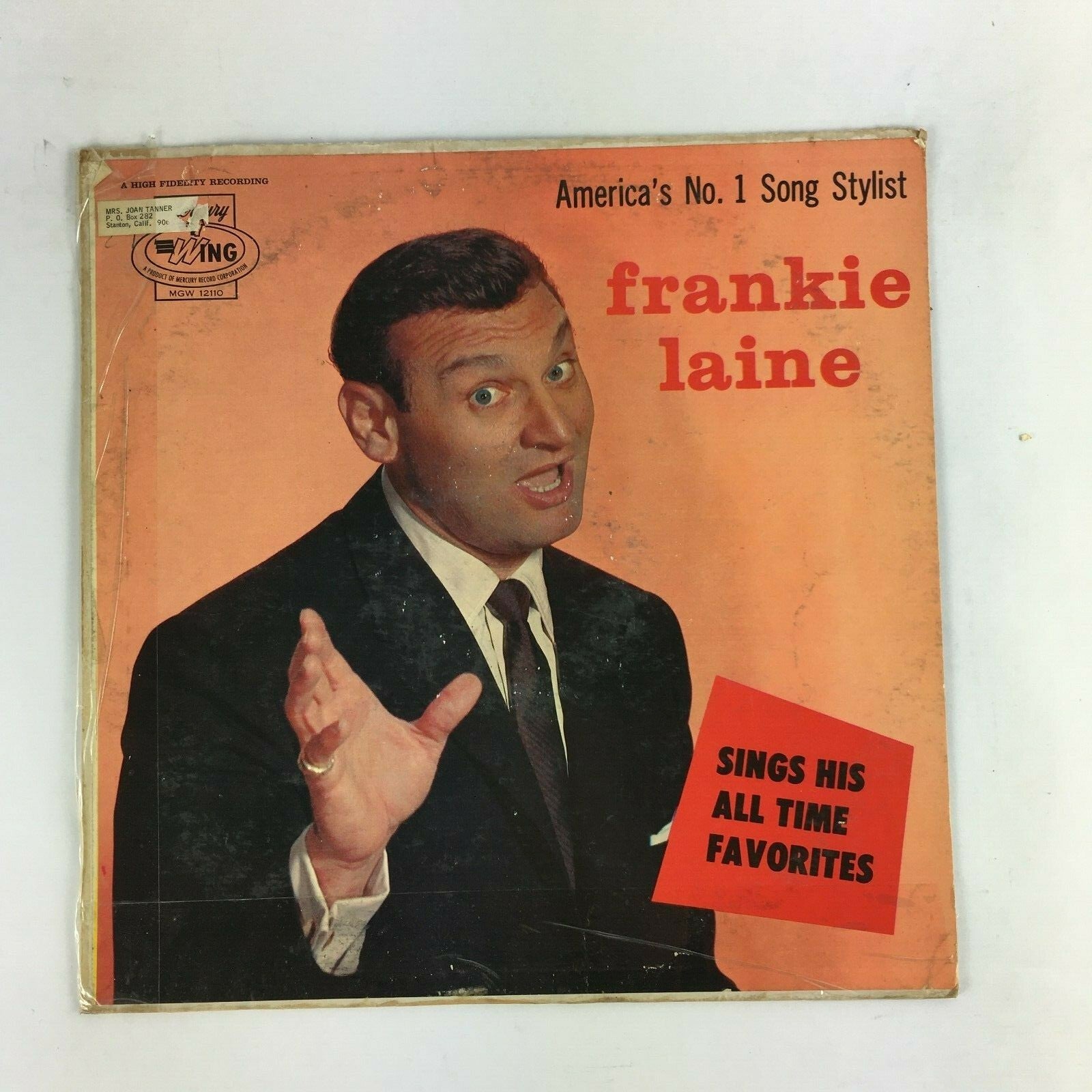 America's No.1 Song Stylist: Frankie laine Favorites