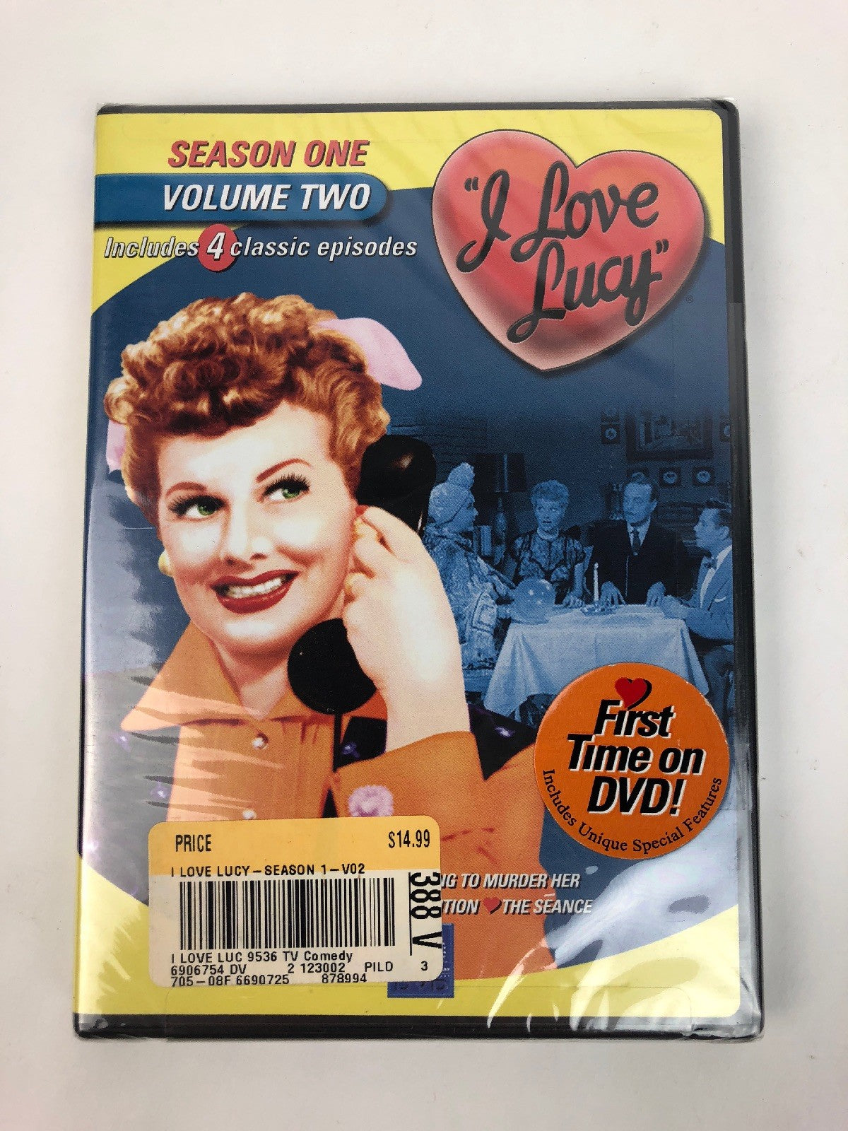 I Love Lucy - Season 1: Vol. 2 (DVD, 2002, Sensormatic) FSTSHP