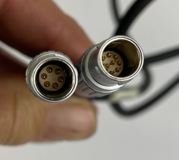 OEM Lemo 10 pin FGG 1B FGG.1B FGG Male to Lemo 6 Pin FGG 0B FGG0B Male 36"" Cord
