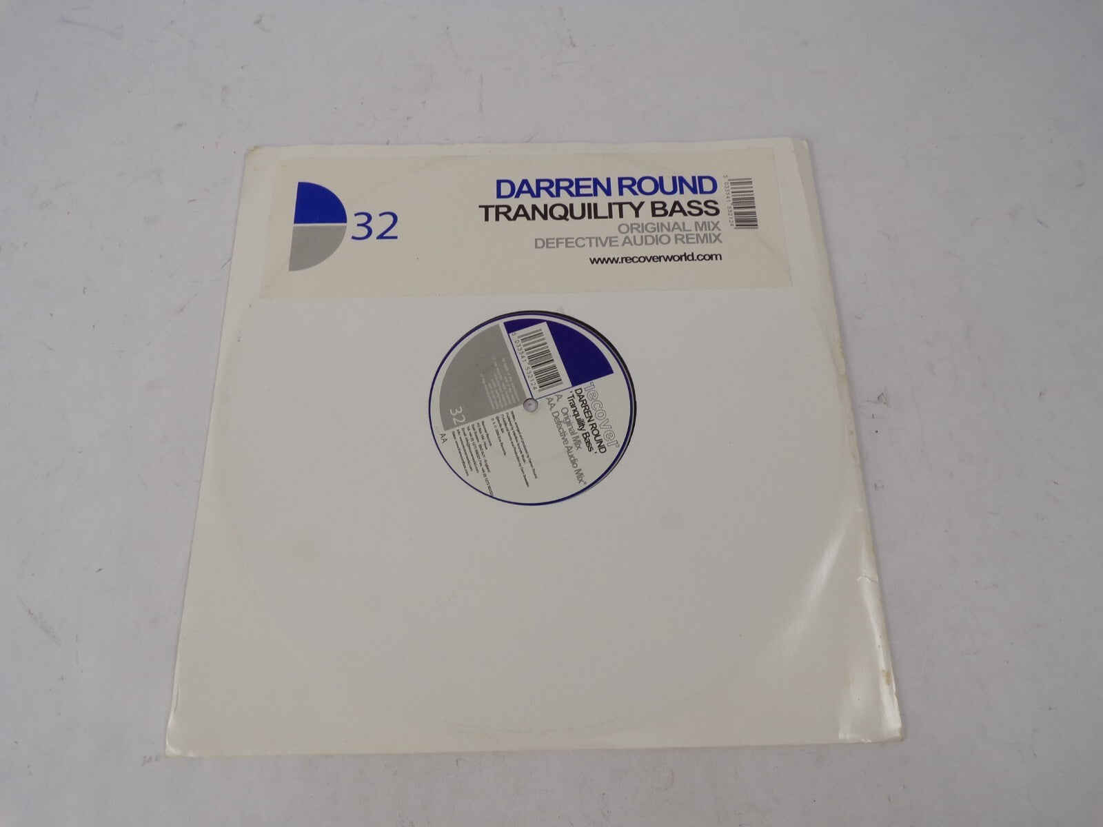 Darren Round Tranquility Bass Defective Audio Remix Vinyl Record