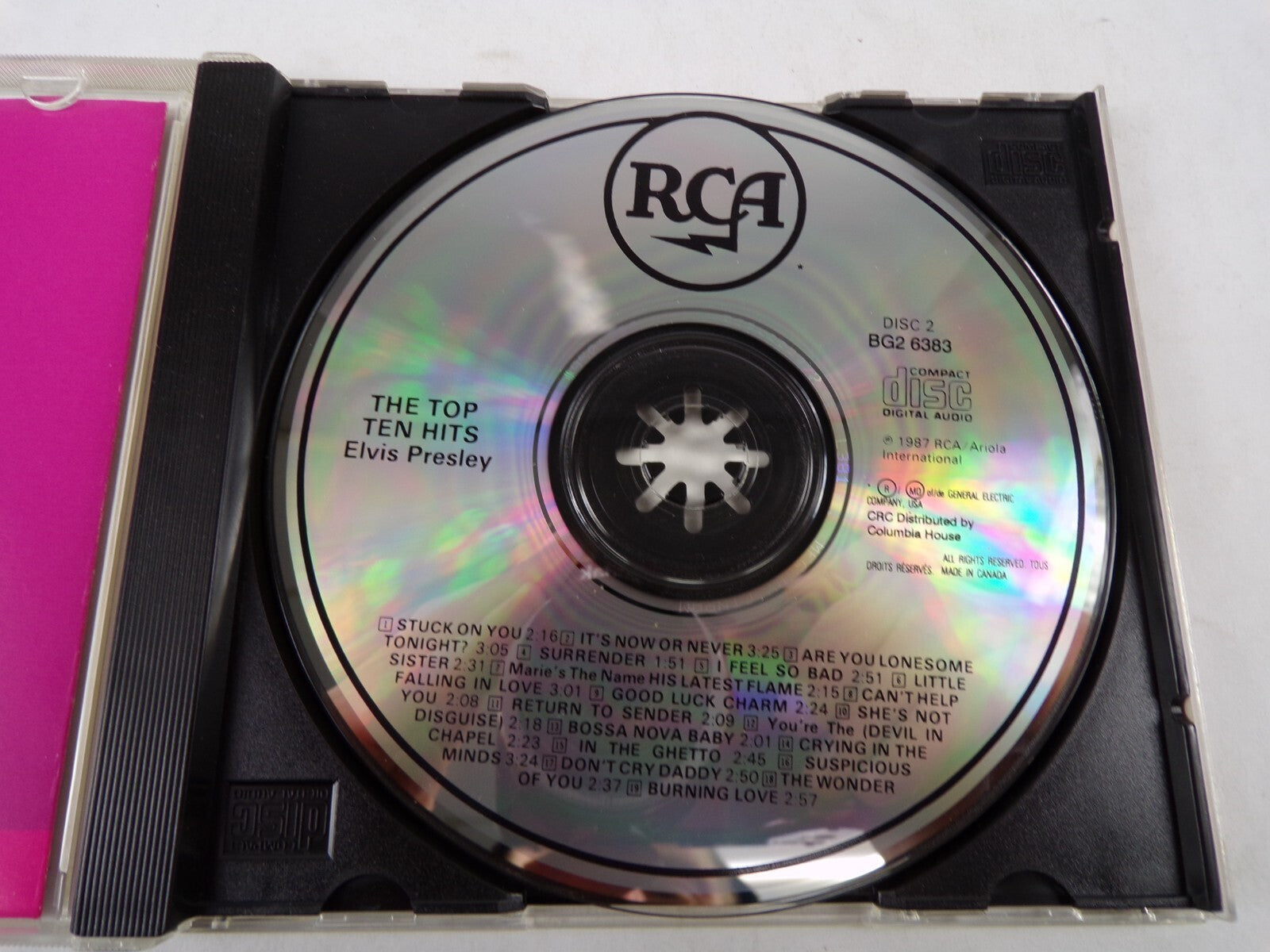 The Top Ten Hits Stuck On You Its Now Or Never Are You Lonesome Tonight CD#57