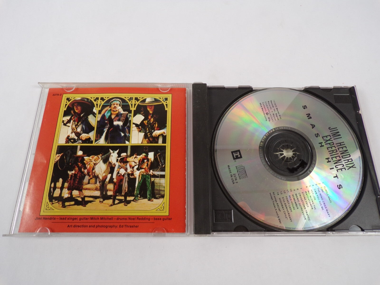 Features 2Extra Song Jimi Hendrix Experience Smash HitsPurple Haze Fire Th CD#27