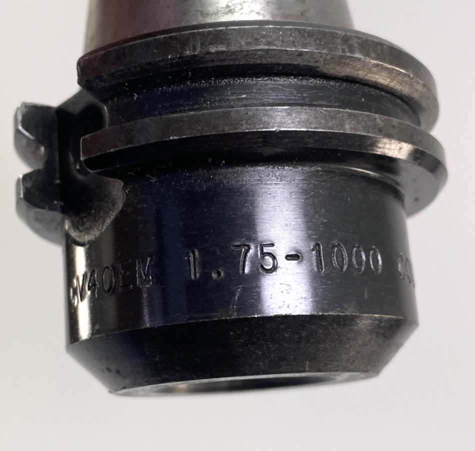 CAT40 Collis 1" ID Solid End Mill Tool Holder CNC Tooling CV40EM 1.75-1000 1.0