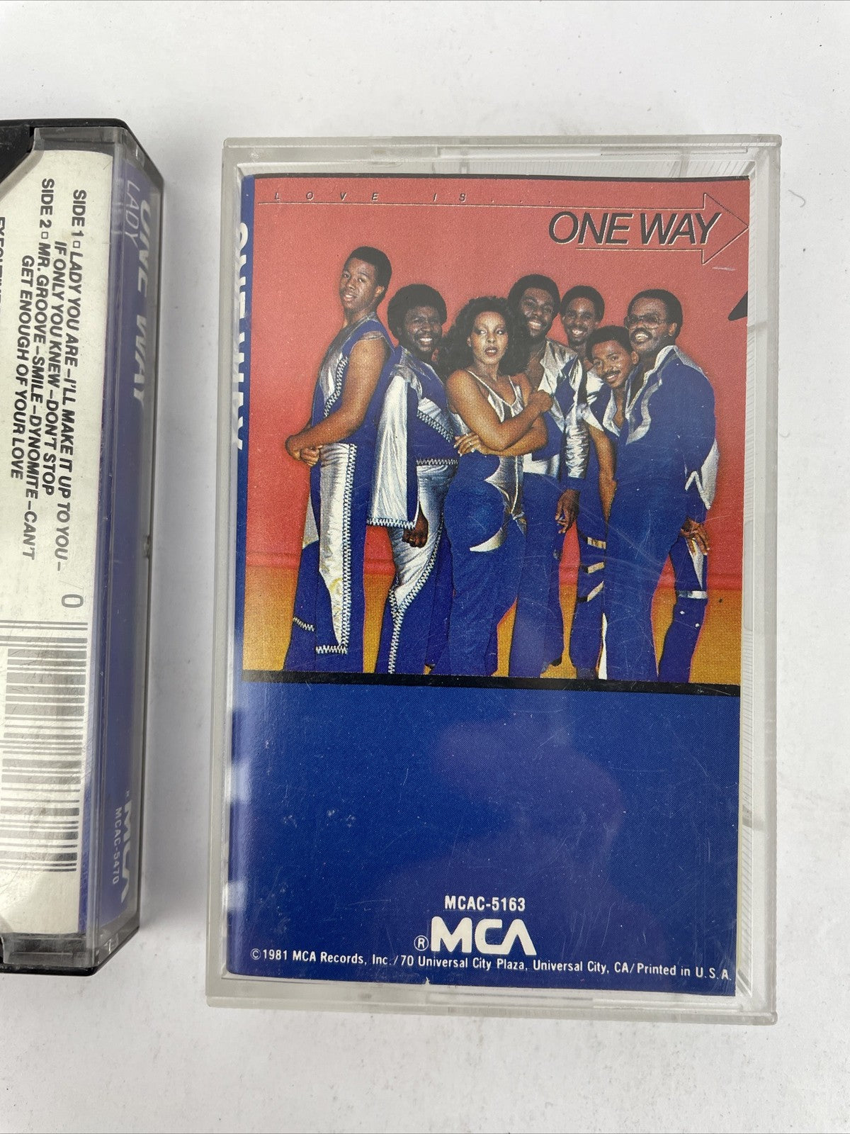 2 ONE WAY Lady , Love is 1984 Vintage Cassette Tape First Edition Rare