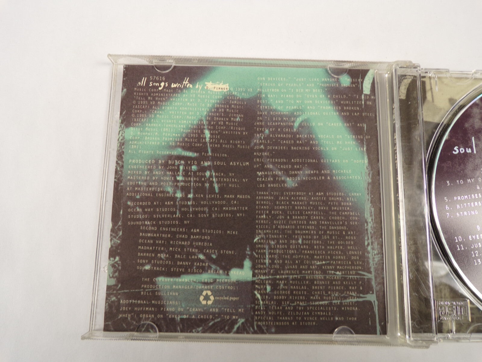 Soul Asylum Let Your Dim Light Shine Misery Shut Down CD#54